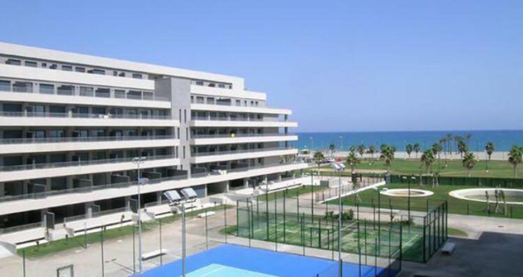Apartamento Lujo, Primera Linea Playa, Garaje, Wifi, Piscina Climatizada Roquetas de Mar Extérieur photo