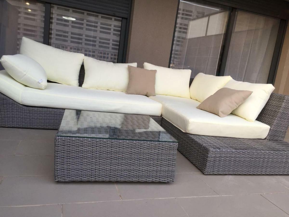 Apartamento Lujo, Primera Linea Playa, Garaje, Wifi, Piscina Climatizada Roquetas de Mar Extérieur photo